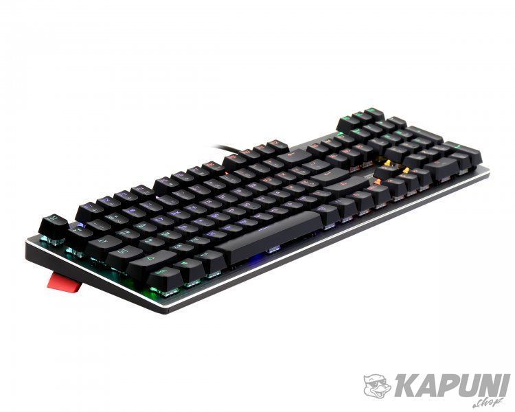 Клавіатура механічна ігрова, USB, LK-Green switches, підсвічування Bloody B760 Bloody (Grey) Green Sw B760 Bloody (Grey) Green Sw фото