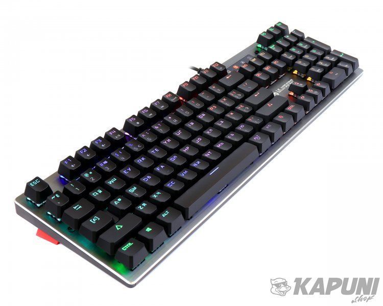 Клавіатура механічна ігрова, USB, LK-Green switches, підсвічування Bloody B760 Bloody (Grey) Green Sw B760 Bloody (Grey) Green Sw фото