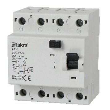 Устройство защитного отключения ISKRA AFI4 40 А 3P+N 0,03 А 030105265000 030105265000 фото