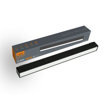 Светильник МАГНІТНИЙ трековый VIDEX LD430B 10.5W 30cm 4000K 48V Black VL-TRMS-LD430B 28027 фото