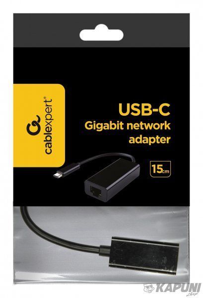Адаптер с USB Type-C на Gigabit Ethernet Cablexpert A-CM-LAN-01 A-CM-LAN-01 фото