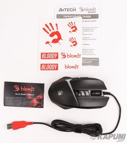 Миша Bloody W60 Max Stone Black W60 Max Bloody (Stone black) фото
