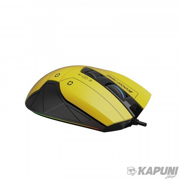 Ігрова миша Bloody Activated, RGB, 10000 CPI, 50M натискань, жовтий Bloody W70 Max Bloody (Punk Yellow) #N/A фото