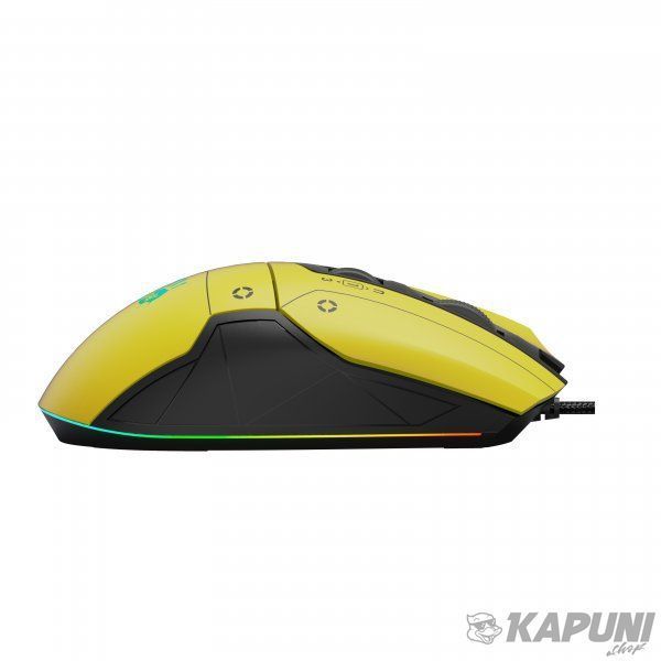 Ігрова миша Bloody Activated, RGB, 10000 CPI, 50M натискань, жовтий Bloody W70 Max Bloody (Punk Yellow) #N/A фото