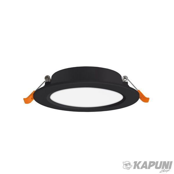 LED світильник Back вбудований круглий VIDEX 6W 5000K Black VL-DLBR-065B 27866 фото