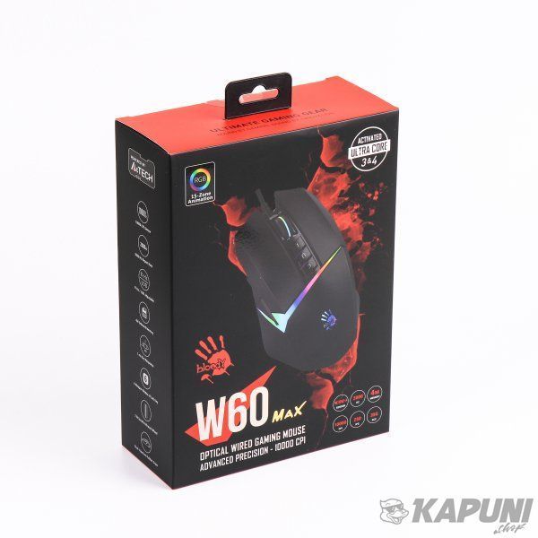 Миша Bloody W60 Max Stone Black W60 Max Bloody (Stone black) фото
