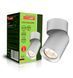 Світильник спот для ламп 1*30Вт GU10 білий EUROLAMP LH1-LED-GU10(white)new фото 1