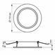 LED світильник Back вбудований круглий VIDEX 6W 5000K Black VL-DLBR-065B 27866 фото 4
