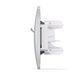Розетка CAT6+CAT6 комп'ютерна двойная срібний шовк VIDEX BINERA VF-BNSK2PC6-SS 26118 фото 4