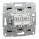 Комп'ютерна розетка Schneider Electric Asfora RJ45 кат. 6 UTP подвійна антрацит EPH4800171 EPH4800171 фото 6