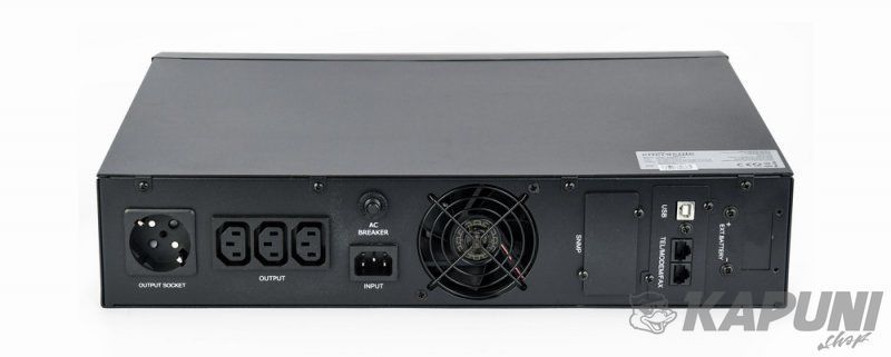 Джерело безперебійного живлення 1000VA, LCD, USB, серія Pro EnerGenie EG-UPSRACK-10 EG-UPSRACK-10 фото