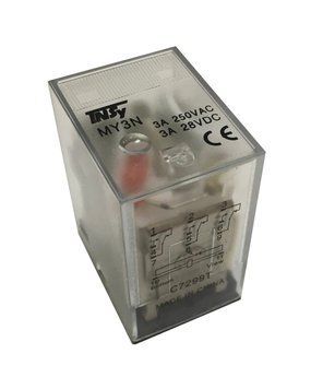Реле проміжне РП23-MY3 3А 12DС LED 3p TNSy TNSy5505014 фото