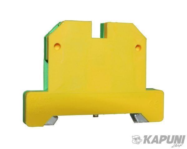 Клемма "PE" КНГз-SAK-6EK 37А, 0,2-6мм2, винтовая, желто-зеленая, наборная на DIN-рейку, без маркера TNSy TNSy5505477 фото