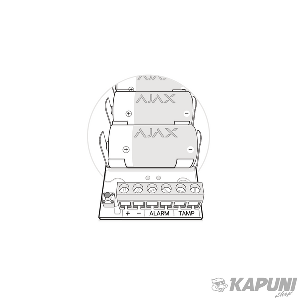 Беспроводной модуль для интеграции сторонних датчиков Ajax Transmitter (38184.18.NC1) 7487_AJAX фото