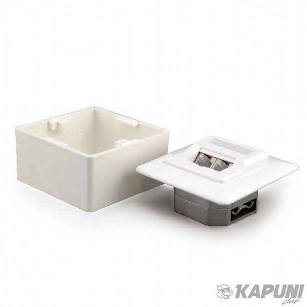 Розетка Cablexpert на 2 порта с экраном RJ-45, 6 cat, наружная MWS-2S6-01 MWS-2S6-01 фото