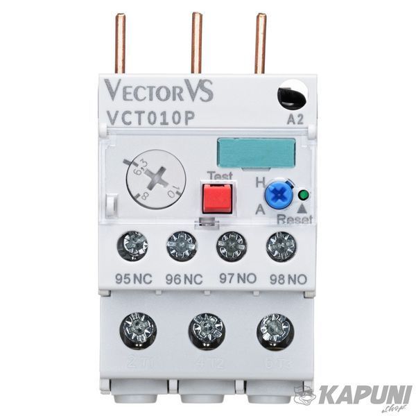 Теплове реле VCT від 0.1 до 0,16 А для VCN від 9 до 40 Vector VS VCTK16P VCTK16P фото