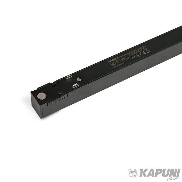 Світильник МАГНІТНИЙ трековий VIDEX LD460B 21W 60cm 4000K 48V Black VL-TRMS-LD460B 28026 фото