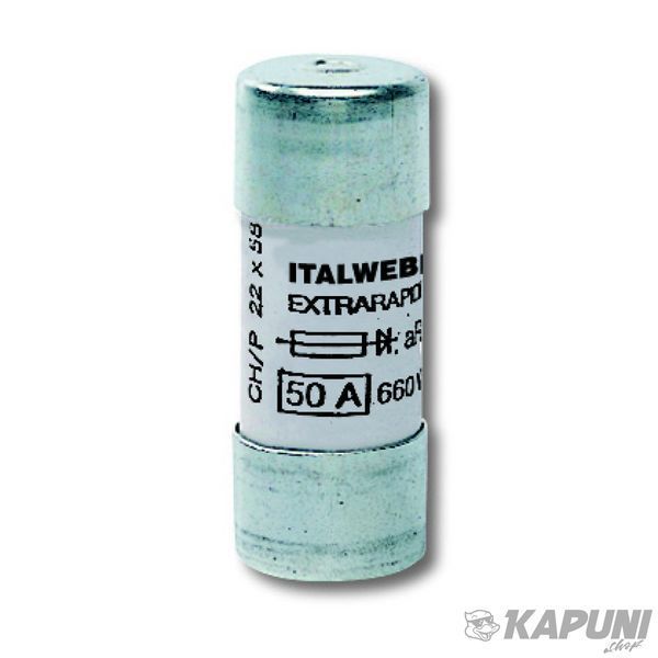 Запобіжник циліндричний Italweber CH22 80 А aR 22&times;58 690 В 1462080 1462080 фото