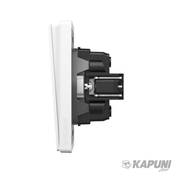 Вимикач триклавішний білий матовий VIDEX NOTA, 250 V, IP20 VF-NT-SW3-WH 28854 фото