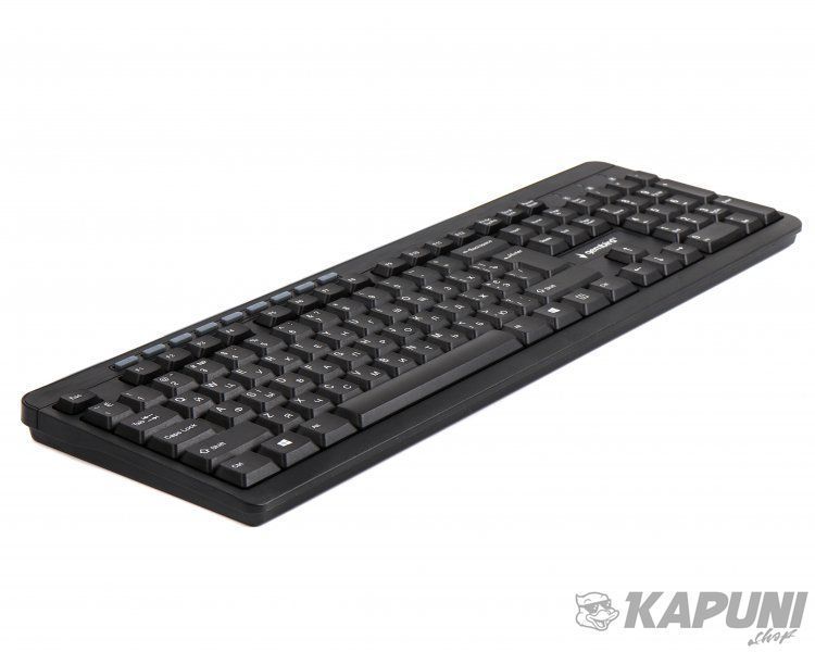 Клавіатура дротова мультимедійна, USB, чорний Gembird KB-UM-106-UA KB-UM-106-UA фото