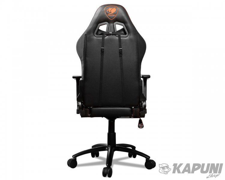 Крісло геймерське, дихаюча екошкіра, сталевий каркас, чорний Cougar Armor PRO Black Armor PRO Black фото