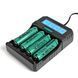 Зарядное устройство VIDEX, DC 5V, для Li-ion/IMR: 26650, 26500, 22700, 22650, 21700, 18650, 18490, 18350, 17500, 17335, 16340, 10440, 10340 VCH-L400 28638 фото 8
