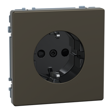 Розетка с заземлением и шторками 16А Schneider Electric Merten D-Life мокко (MEG2300-6052) MEG2300-6052 фото