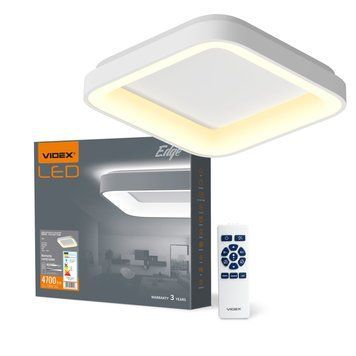 LED світильник VIDEX EDGE-SC-72W-WHITE, 4700 Lm, 2700K-6000K, AC 175-265 V VLE-ESC-72W 27664 фото
