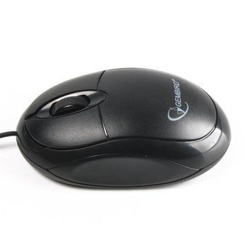 Оптическая мышь Gembird, USB интерфейс, 1000 dpi, черный MUS-U-01 MUS-U-01 фото