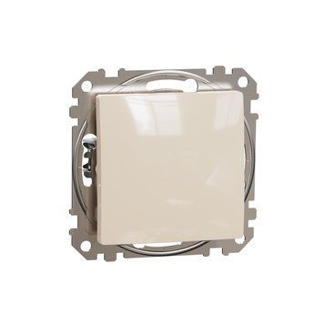Кнопковий вимикач одноклавішний Schneider Electric Sedna Design бежевий SDD112111 SDD112111 фото