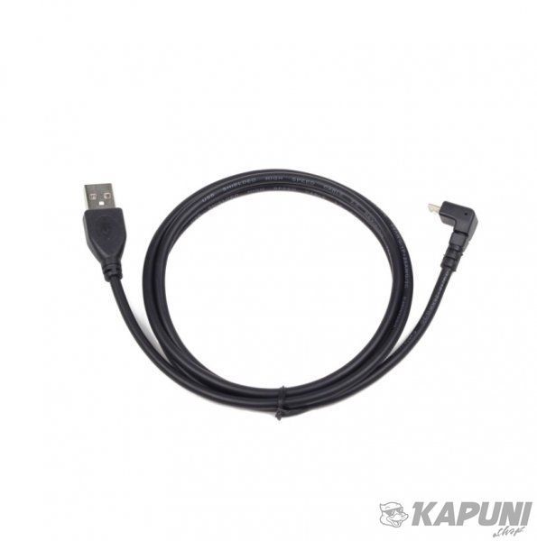 Кабель USB 2.0 A-папа/Micro B-папа, 1.8 м, CCP-mUSB2-AMBM90-6 CCP-mUSB2-AMBM90-6 фото