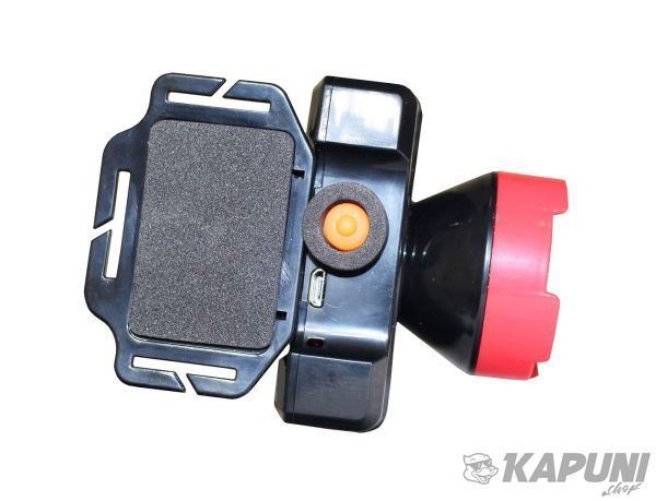 Налобный фонарь LED HL5 1W 6500K 4H 100L bat: 3,7V 1,2A IP53 Red/Black TNSy TNSy5001235 фото