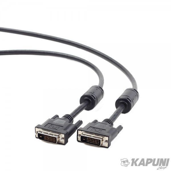 Кабель DVI, 24/24 (dual link), 4.5 м Cablexpert CC-DVI2-BK-15 CC-DVI2-BK-15 фото