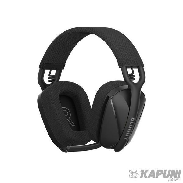 Ігрові бездротові навушники з мікрофоном, Bluetooth + 2.4GHz + 3.5 jack Bloody GR285 (Sports Black) фото