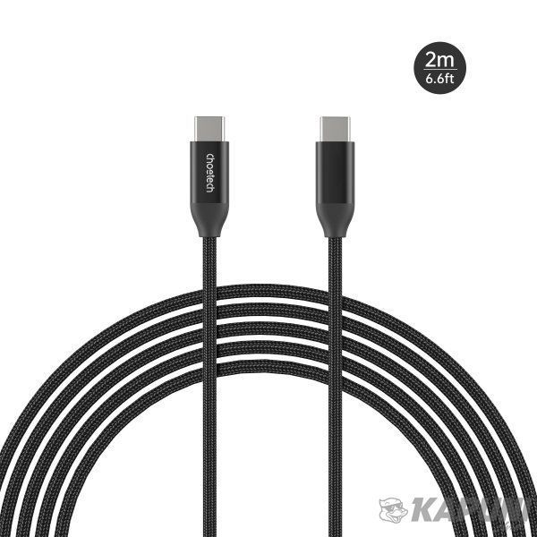 Кабель USB 2.0, 240w, C-тато/C-тато, 2 м, преміум, XCC-1036-BK XCC-1036-BK фото