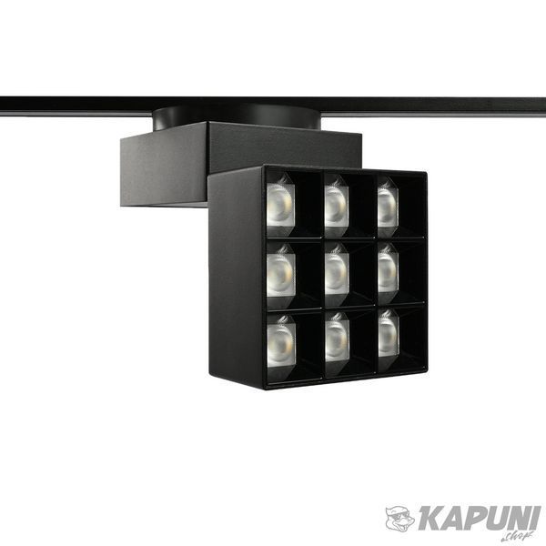 Світильник МАГНІТНИЙ трековий VIDEX LE29B 16W 4000K 48V Black VL-TRMS-LE29B 28024 фото