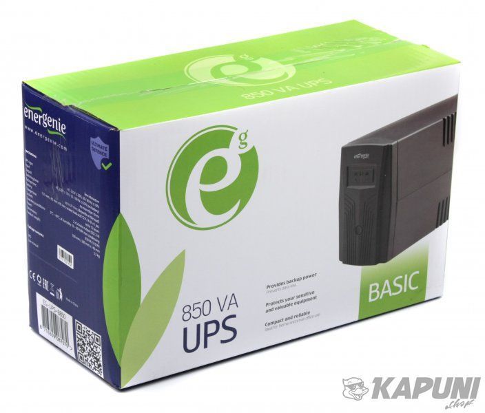 Джерело безперебійного живлення EnerGenie 850 VA, Basic Series EG-UPS-B850 EG-UPS-B850 фото