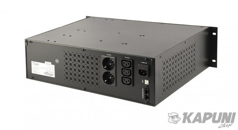 Источник бесперебойного питания 1200VA, LCD, USB, серия Pro EnerGenie UPS-RACK-1200 UPS-RACK-1200 фото