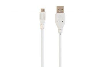 Кабель micro USB2.0, A-папа/micro B-папа, белый, 1 м, премиум, CCP-mUSB2-AMBM-W-1M CCP-mUSB2-AMBM-W-1M фото