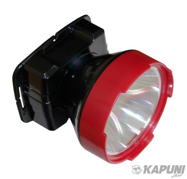 Налобный фонарь LED HL6 5W 6500K 3/10H 100/300L bat: 3,7V 2A IP53 Red/Black TNSy TNSy5001236 фото
