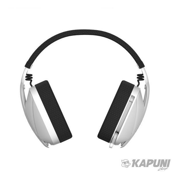 Ігрові бездротові навушники з мікрофоном, Bluetooth + 2.4GHz + 3.5 jack Bloody GR285 (Sports White) фото