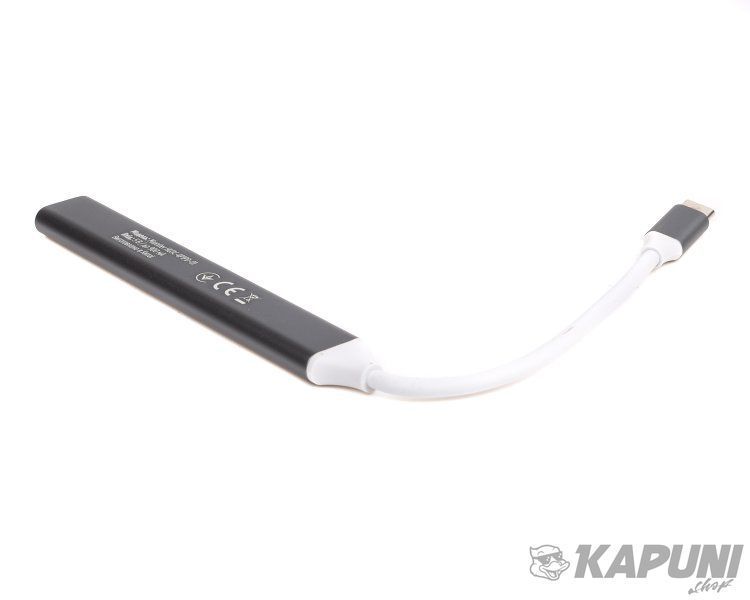 Хаб Maxxter USB 3.0 Type-С на 4 порти, 1xUSB-A 3.0, 2xUSB-A 2.0, 1xUSB-C (PD100W charging), 1хUSB-C HU3C-4P1PD-01 HU3C-4P1PD-01 фото