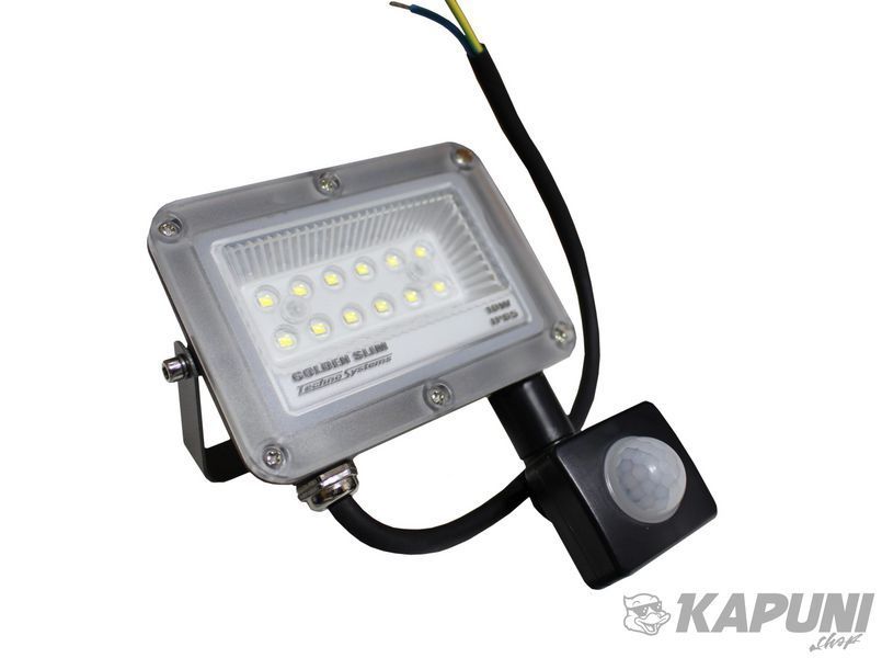 Прожектор LED 10W GOLDEN Slim 220V 1100Lm 6500K IP65 + ДР TNSy TNSy5001152 фото