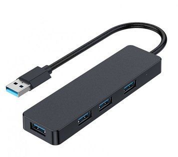 Хаб Gembird на 4 порта USB 3.0, пластик, черный Gembird UHB-U3P4-04 UHB-U3P4-04 фото