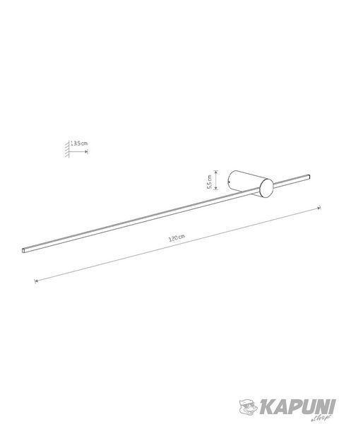 Світильник SABER LED 3000 трубка Novodworski 11381 11381 фото