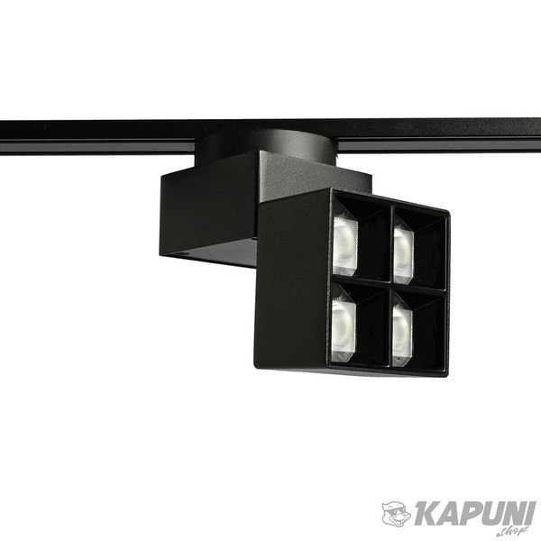 Світильник МАГНІТНИЙ трековий VIDEX LE24B 7.5W 4000K 48V Black VL-TRMS-LE24B 28025 фото