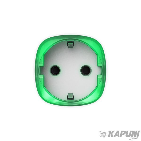 Радиоуправляемая умная розетка со счетчиком энергопотребления Ajax Socket White (38209.34.WH1) 12339_AJAX фото