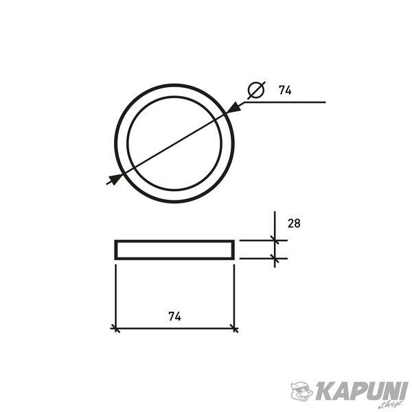LED Лампа точечная GX53-8W-3000K EUROLAMP LED-GX53-0830(N) фото