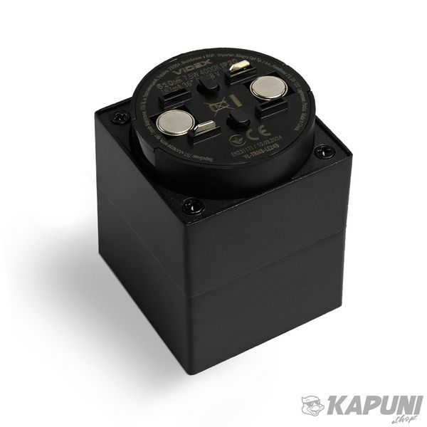 Світильник МАГНІТНИЙ трековий VIDEX LE24B 7.5W 4000K 48V Black VL-TRMS-LE24B 28025 фото