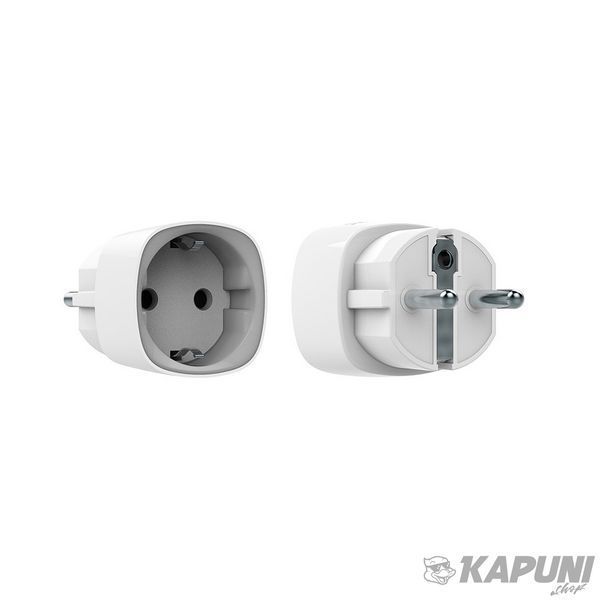 Радиоуправляемая умная розетка со счетчиком энергопотребления Ajax Socket White (38209.34.WH1) 12339_AJAX фото